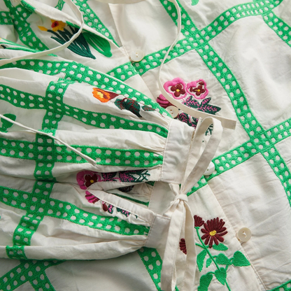 Sage & Clare Florina Blouse - Porcelain
