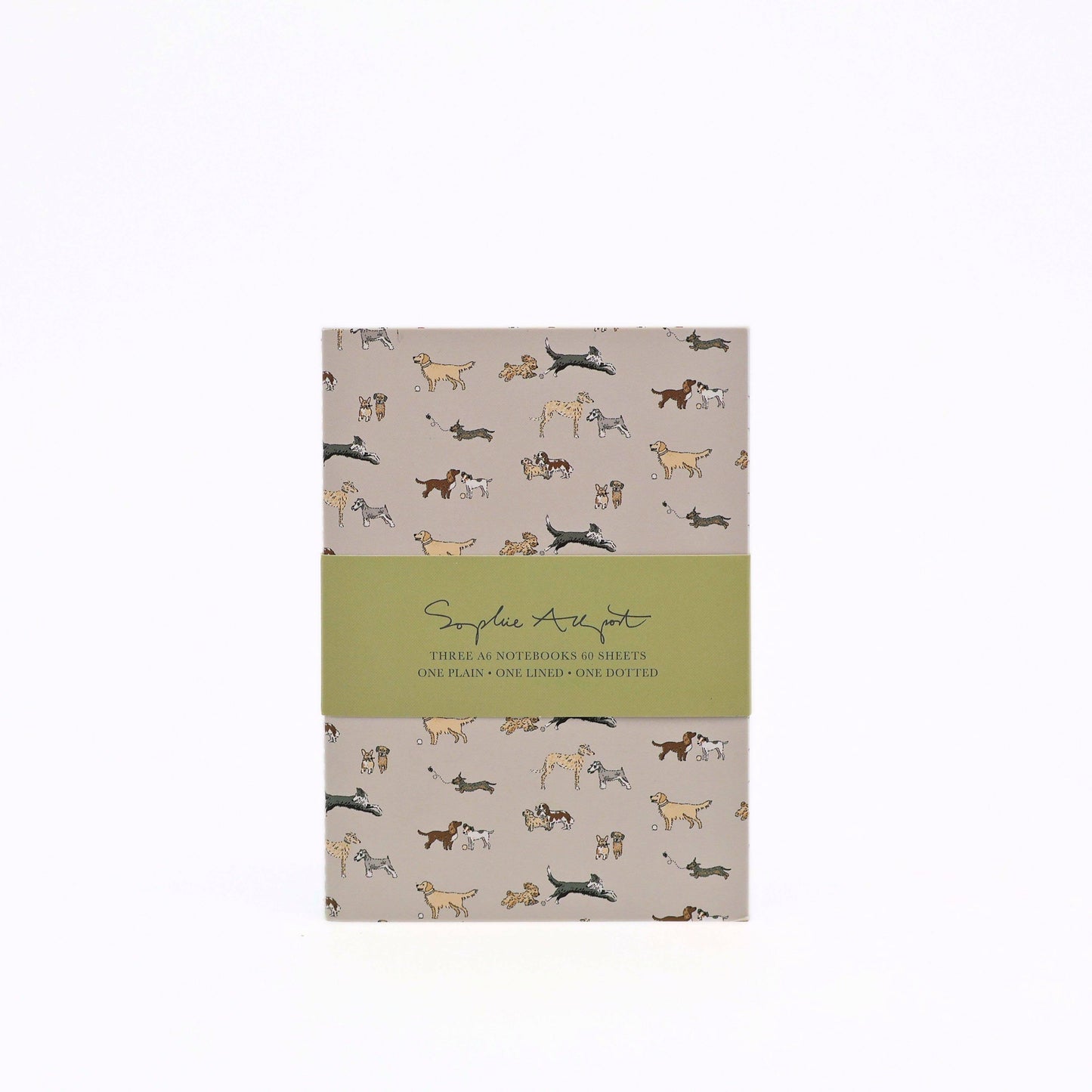 Sophie Allport Set (3) A6 Notebook Softcover Gift Animals