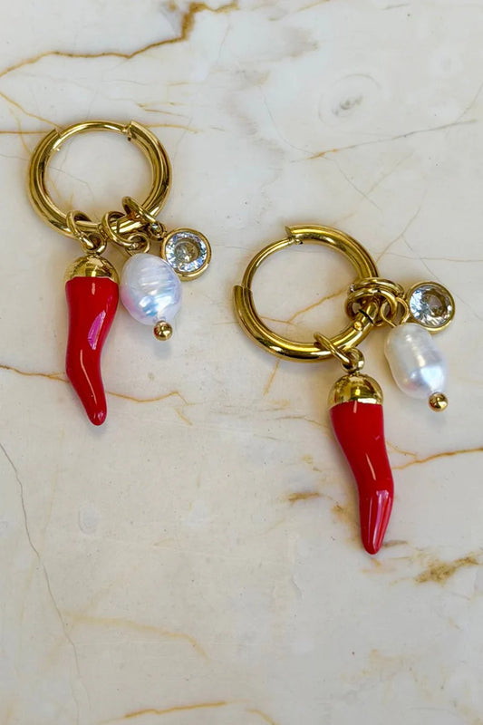 Mosk Melbourne Chilli Charm Hoops