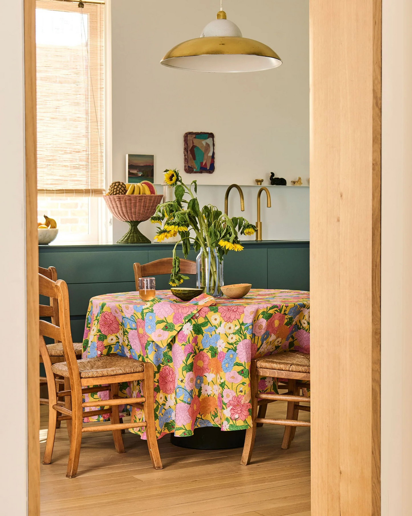Kip and Co Follow the Sun Yellow Tablecloths - 2 Sizes