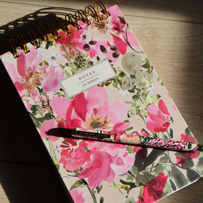 Single Gift Pen Boxed Engraved Floral Stephanie Dyment