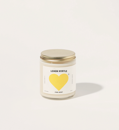 Pinkmint Lemon Myrtle Soy Candle