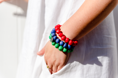 Greenwood Designs Rock Bracelets: Bright Pink