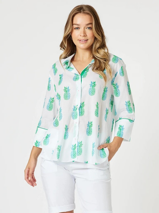 Threadz Pineapple Pina Colada Shirt
