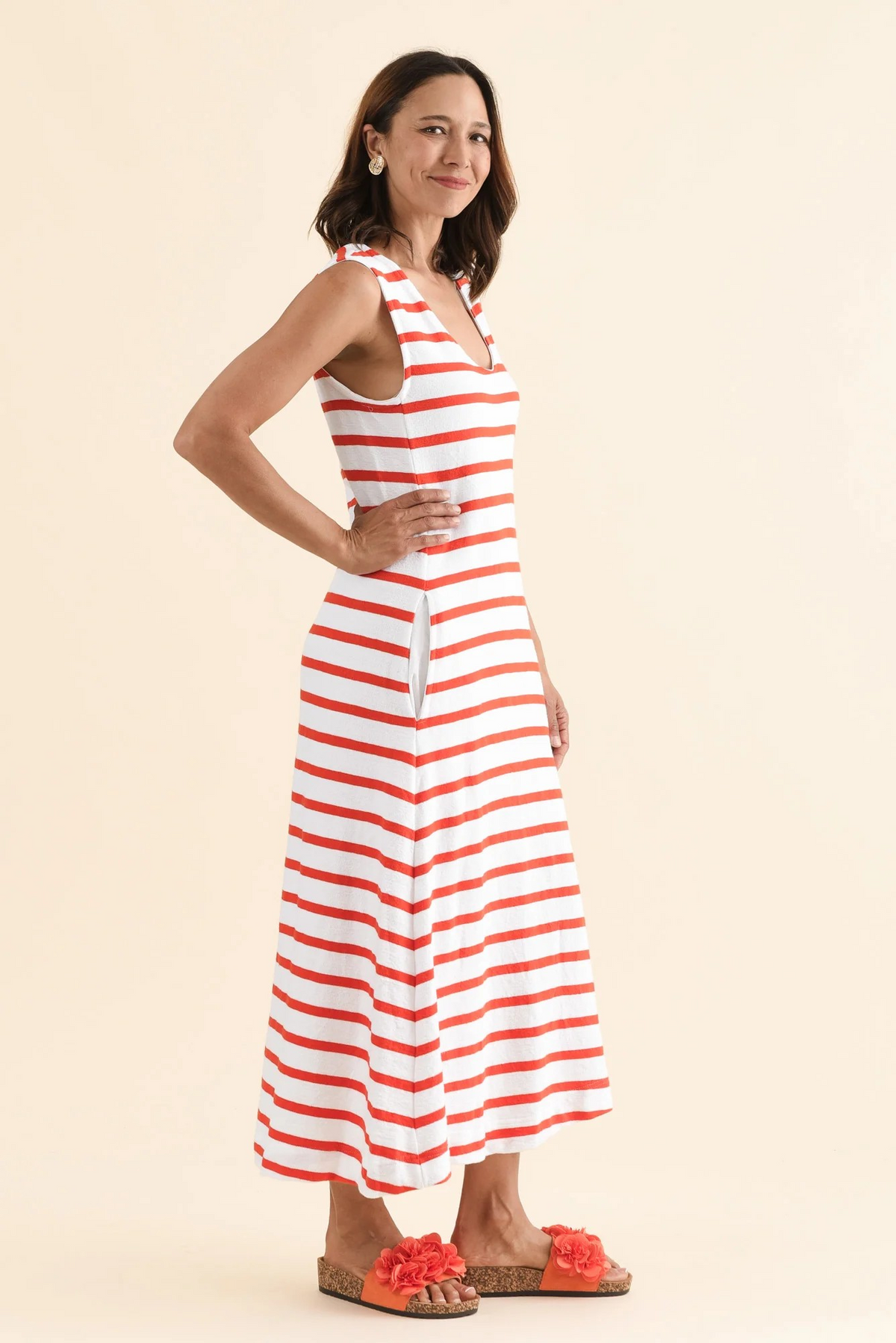 Women's Relaxed Fit A-Line Midi Dress | Sterling Belle Goondiwindi
