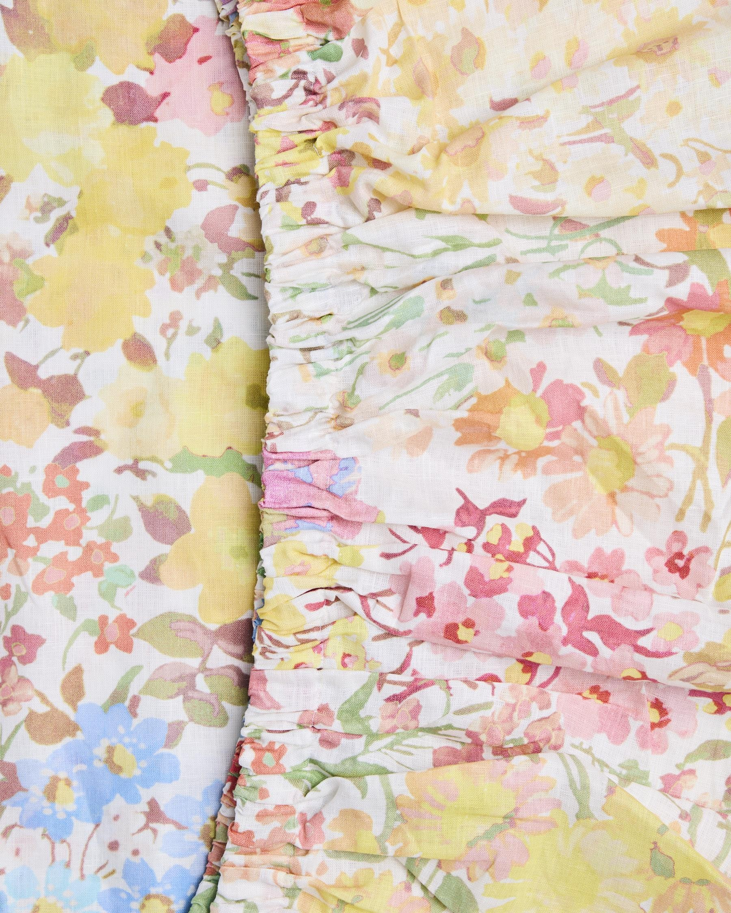 Kip and Co Forever Floral Butter Linen Sheets