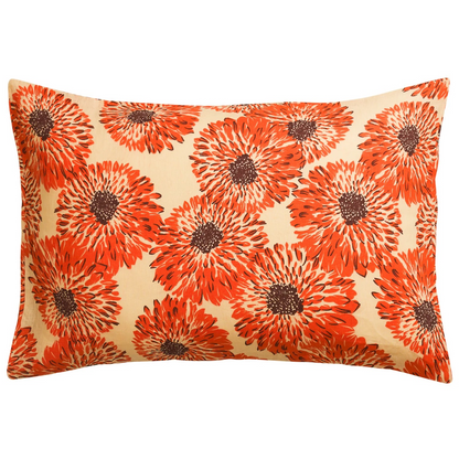 Sage + Clare Isabella Linen Pillowcase Standard Set - Flame