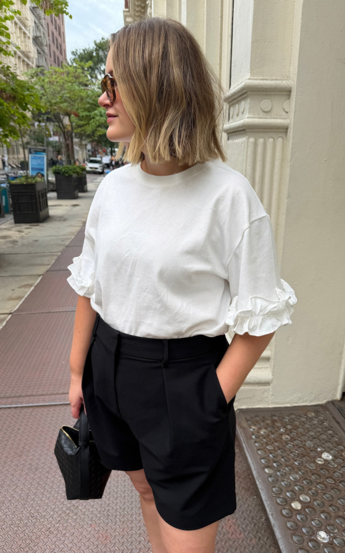 Kinny Raffa Tee - Ivory