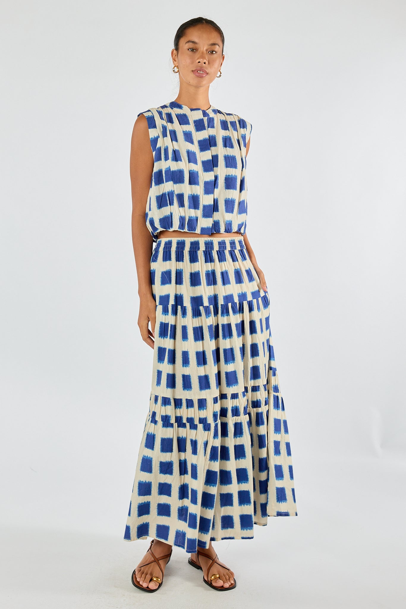 Itami Bloc Skirt - Blue