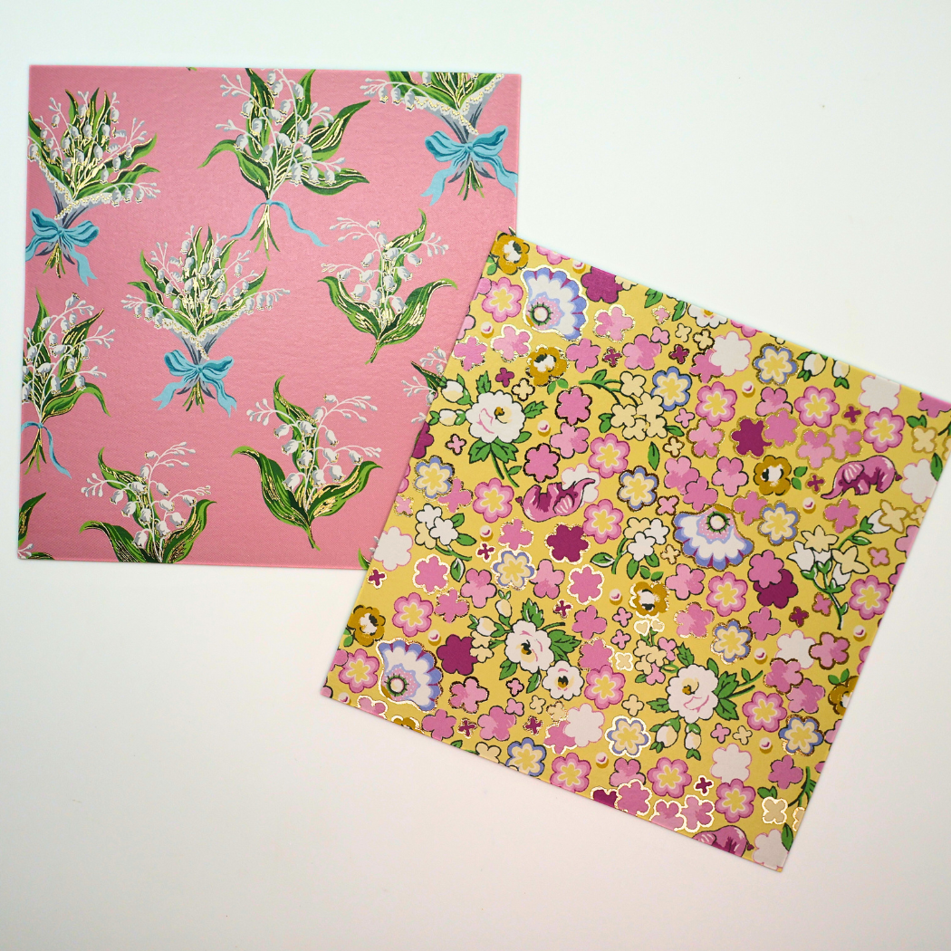 Notecard Wallet Cath Kidston Pink fFlowers Open Cards
