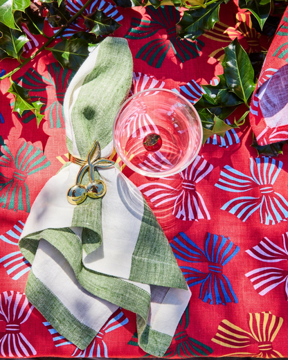 Kip and Co Cherry Pie Brass Napkin Rings