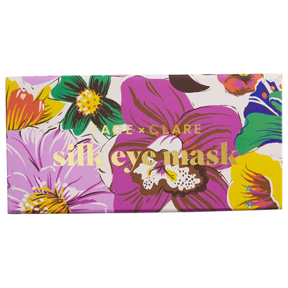 Sage & Clare Ines Silk Eye mask- Porcelain