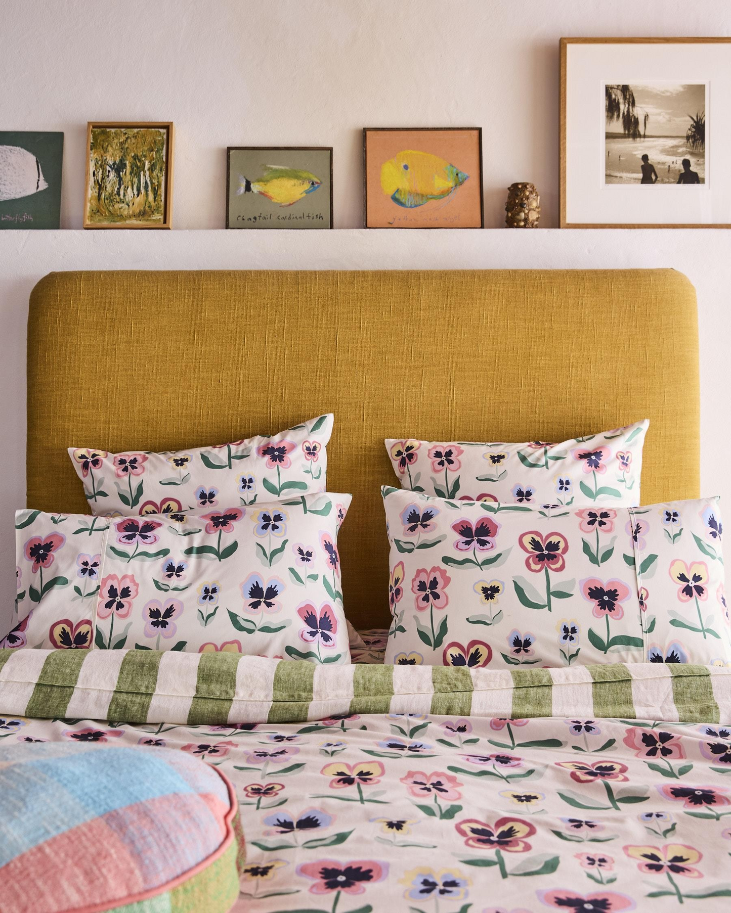 Kip and Co Pretty Pansy Organic Cotton Bedding