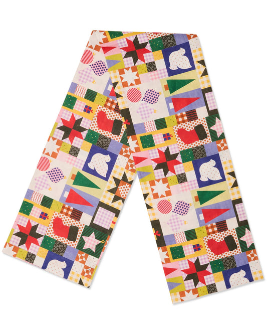 KIP AND CO Christmas Patchwork Table Runner