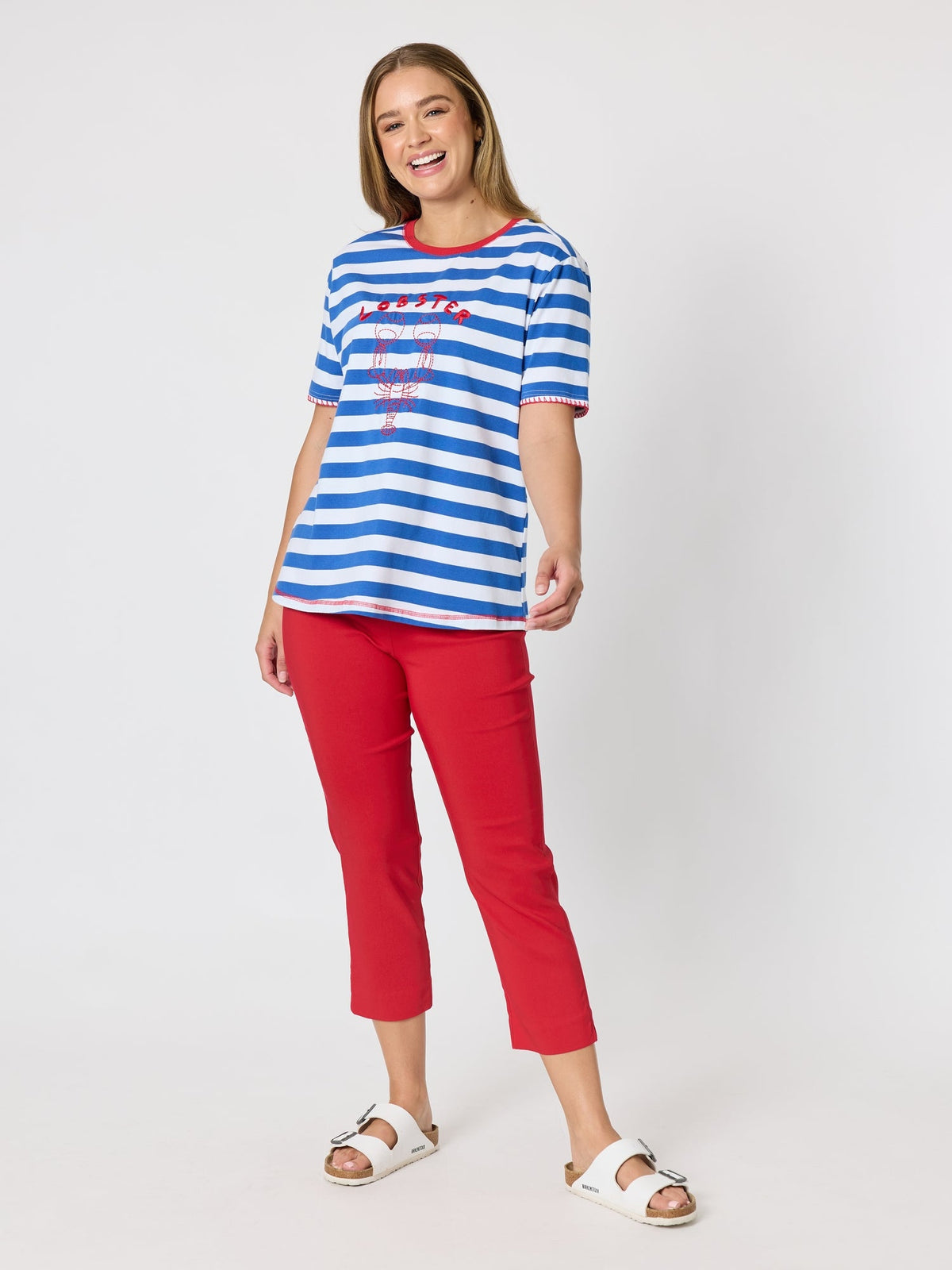 Threadz Rhode Island Stripe Tee - 2 Colours