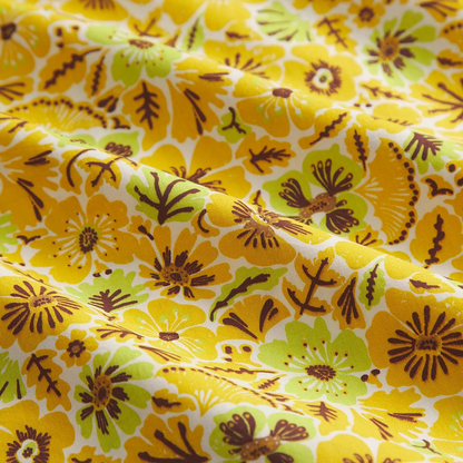 Sage & Clare Magnolia Cotton Standarad Pillowcase Set - Ochre