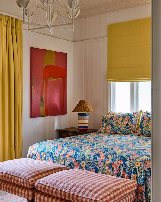 Kip and Co x Anna Spiro Gladiolus Organic Cotton Standard Pillowcase Set