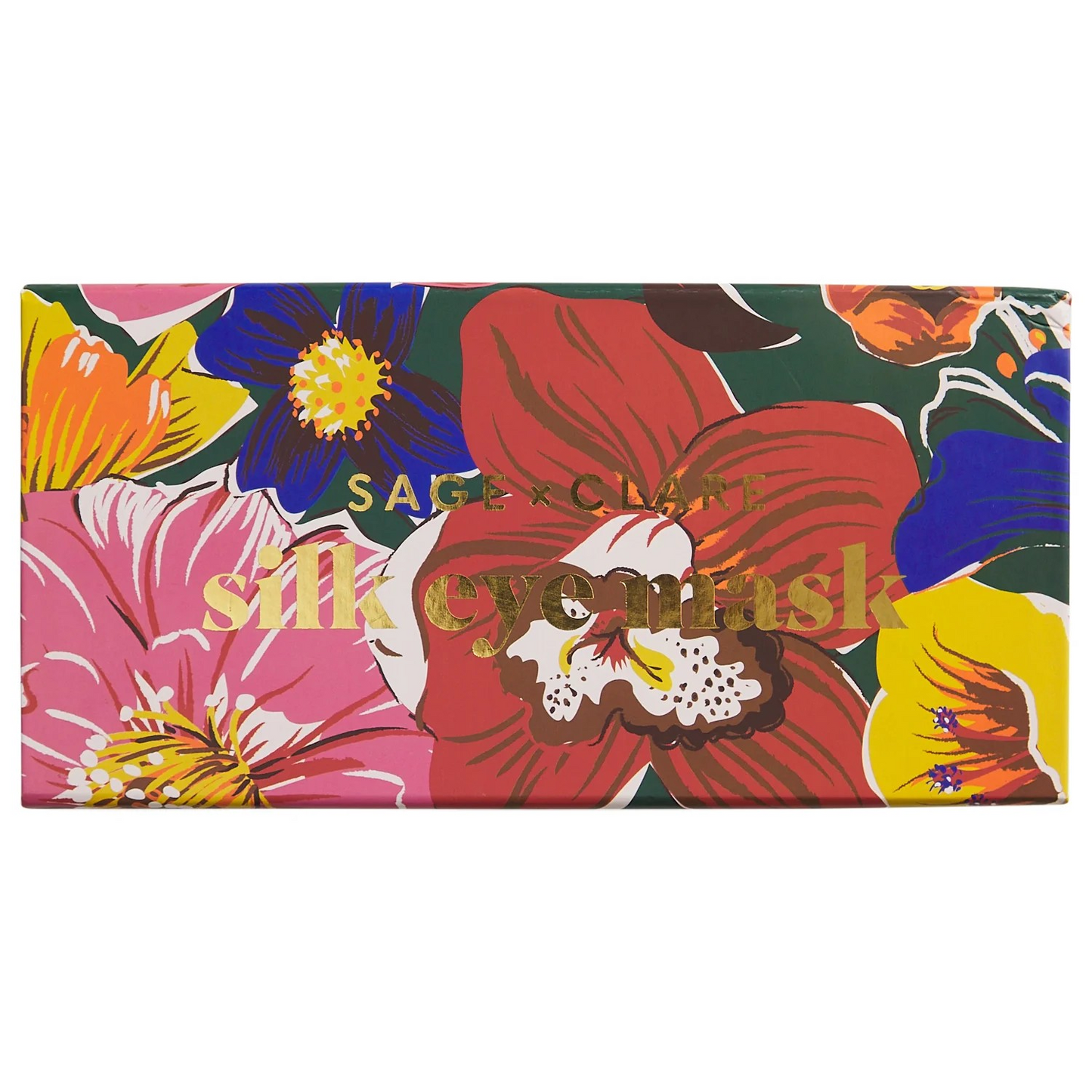 Sage & Clare Ines Silk Eye Mask - Verdant