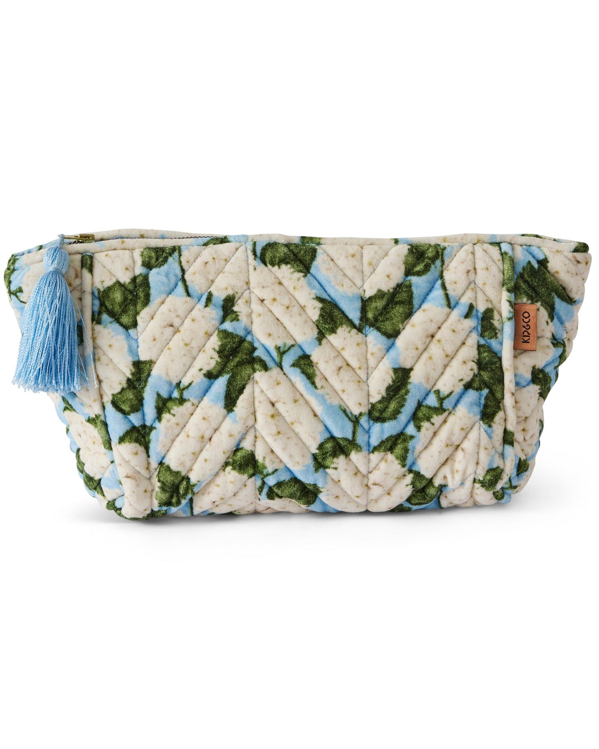 Kip and Co Hydrangea Blue Velvet Toiletry Bag