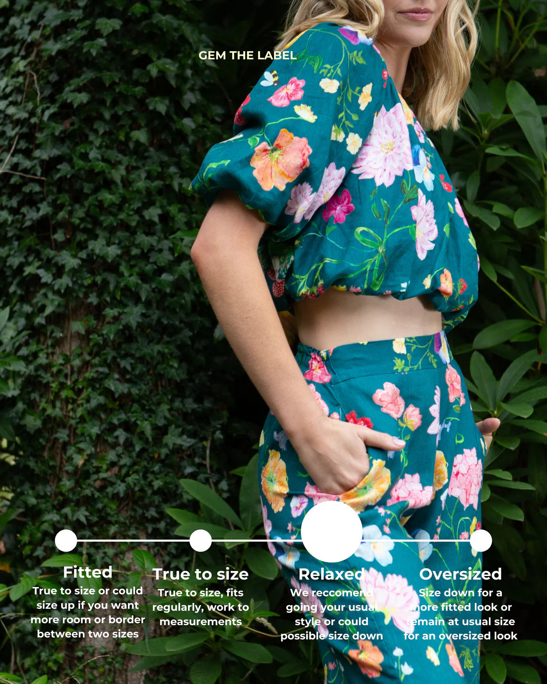 Gem the Label Forest Green Dreamscape Cloud Top