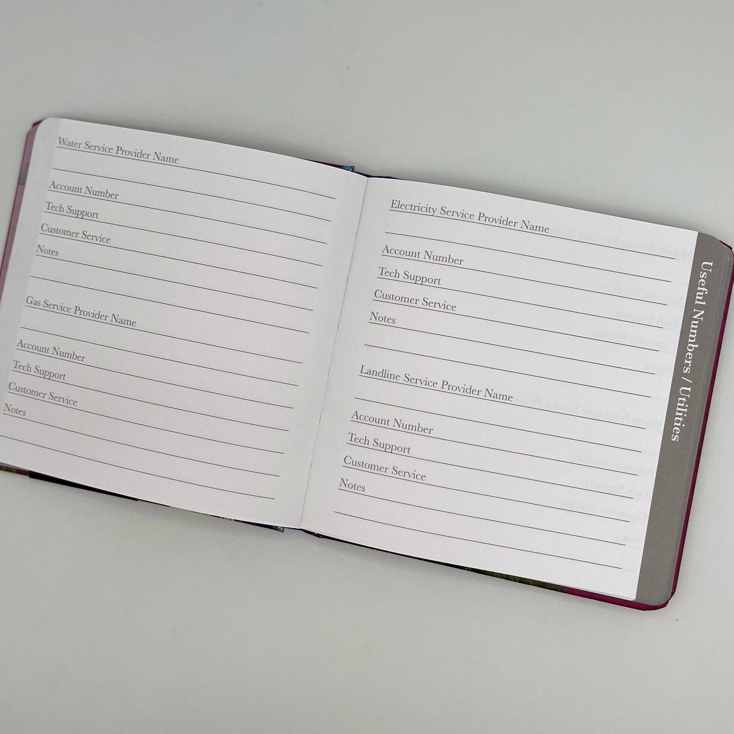 Password Book Flowers Bright Gift Stationery