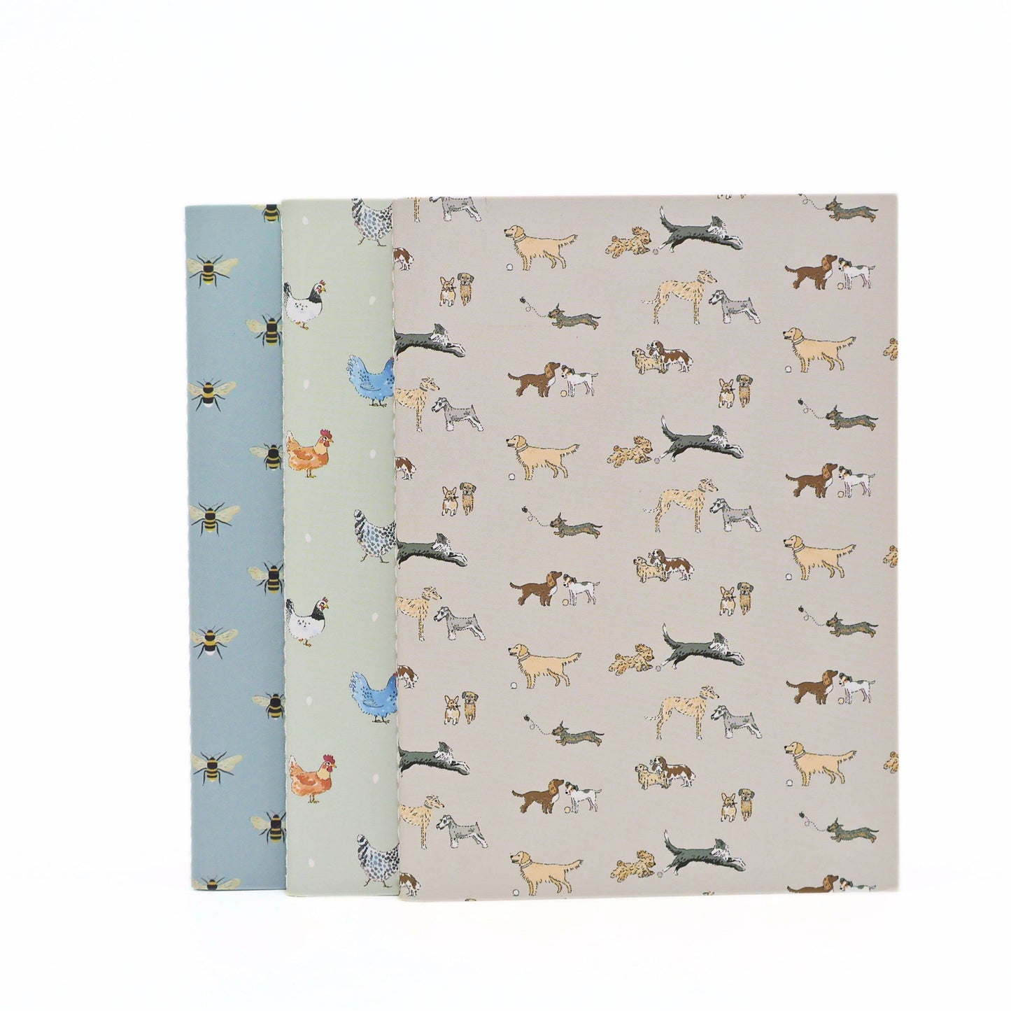 Sophie Allport Set (3) A6 Notebook Softcover Gift Animals