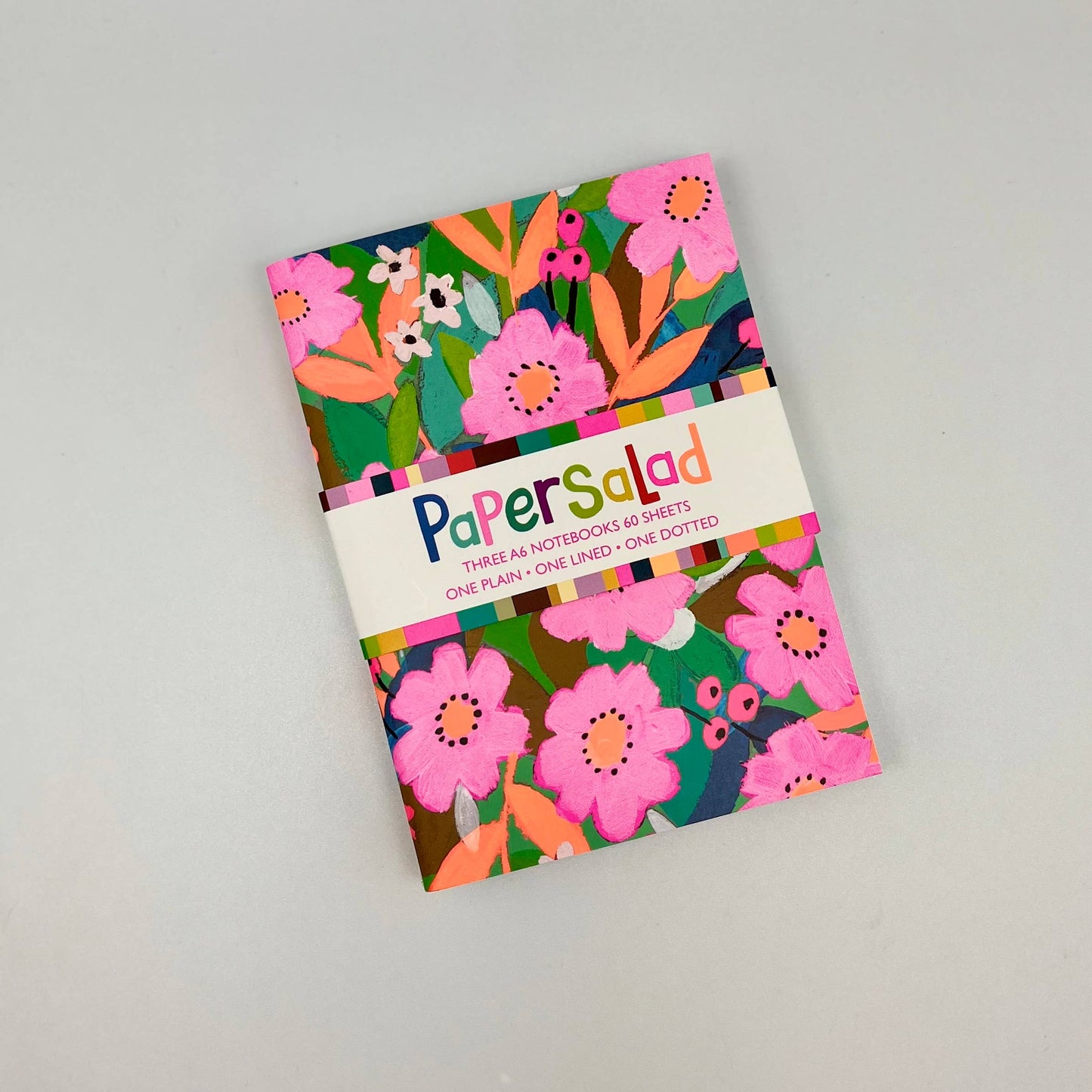 A6 notebooks Paper Salad Colourful Bright Stationery Gift
