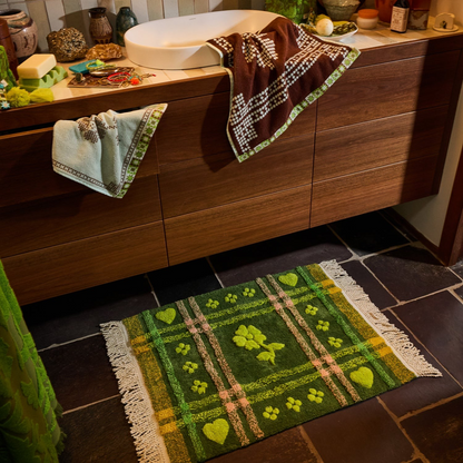 Sage & Clare Josephine Bath Mat - Hunter Green