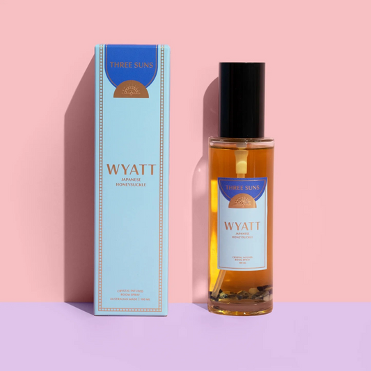 Three Suns WYATT | Crystal Room Spray of Strength | Japanese Honeysuckle