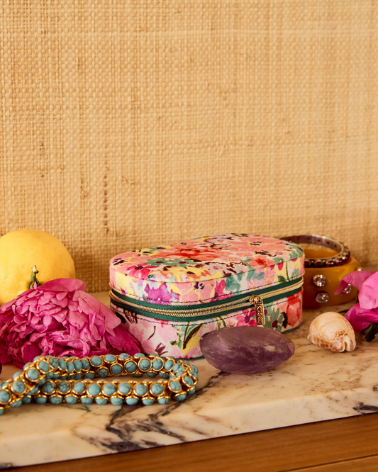 Kip and Co Alfresco Travel Velvet Jewellery Box