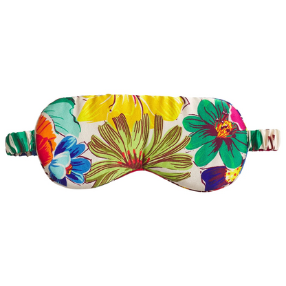 Sage & Clare Ines Silk Eye mask- Porcelain