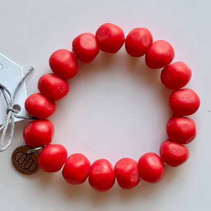 Greenwood Designs Rock Bracelets: Bright Pink