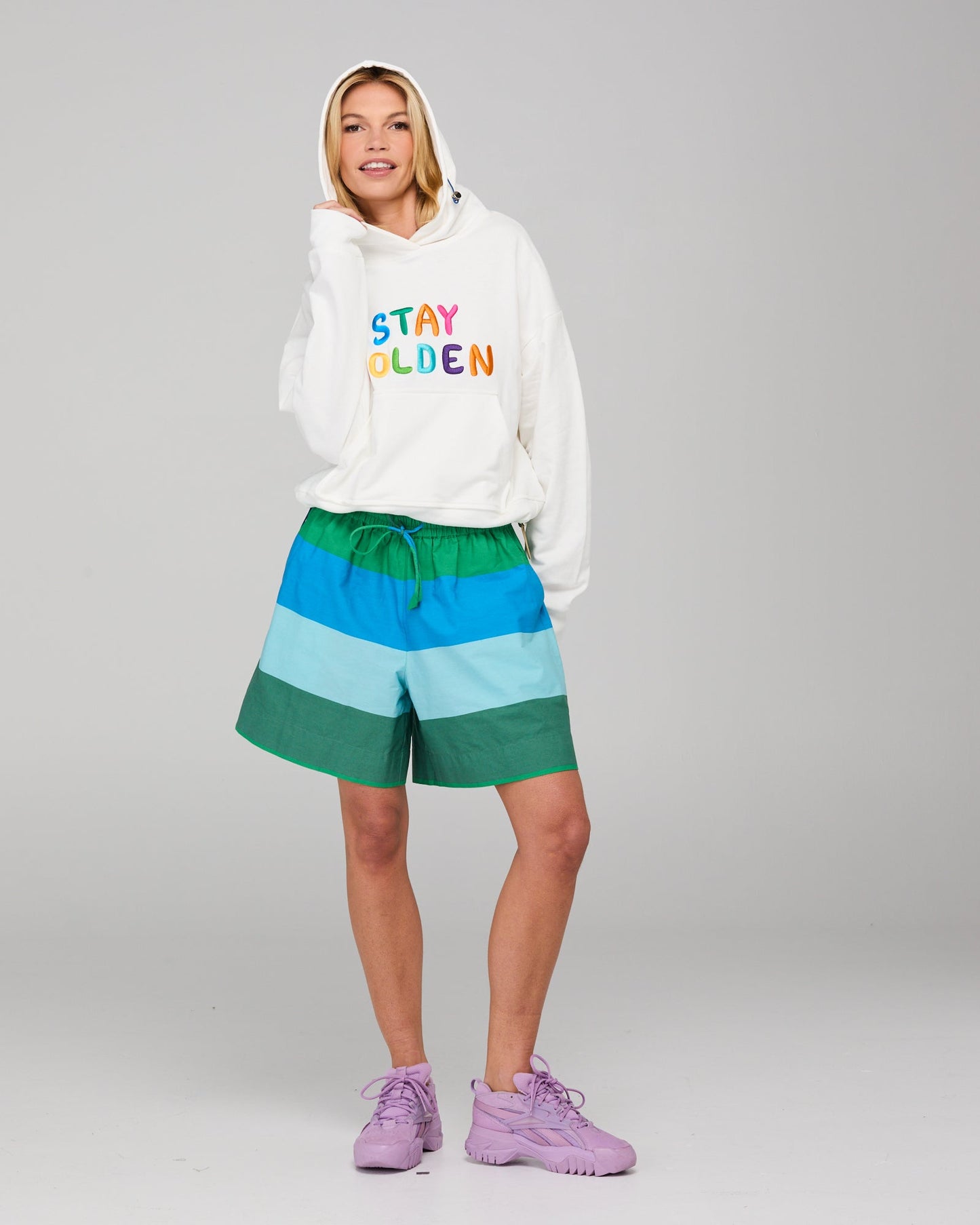 Boom Shankar Meeko Embroidered Jumper - White Multi