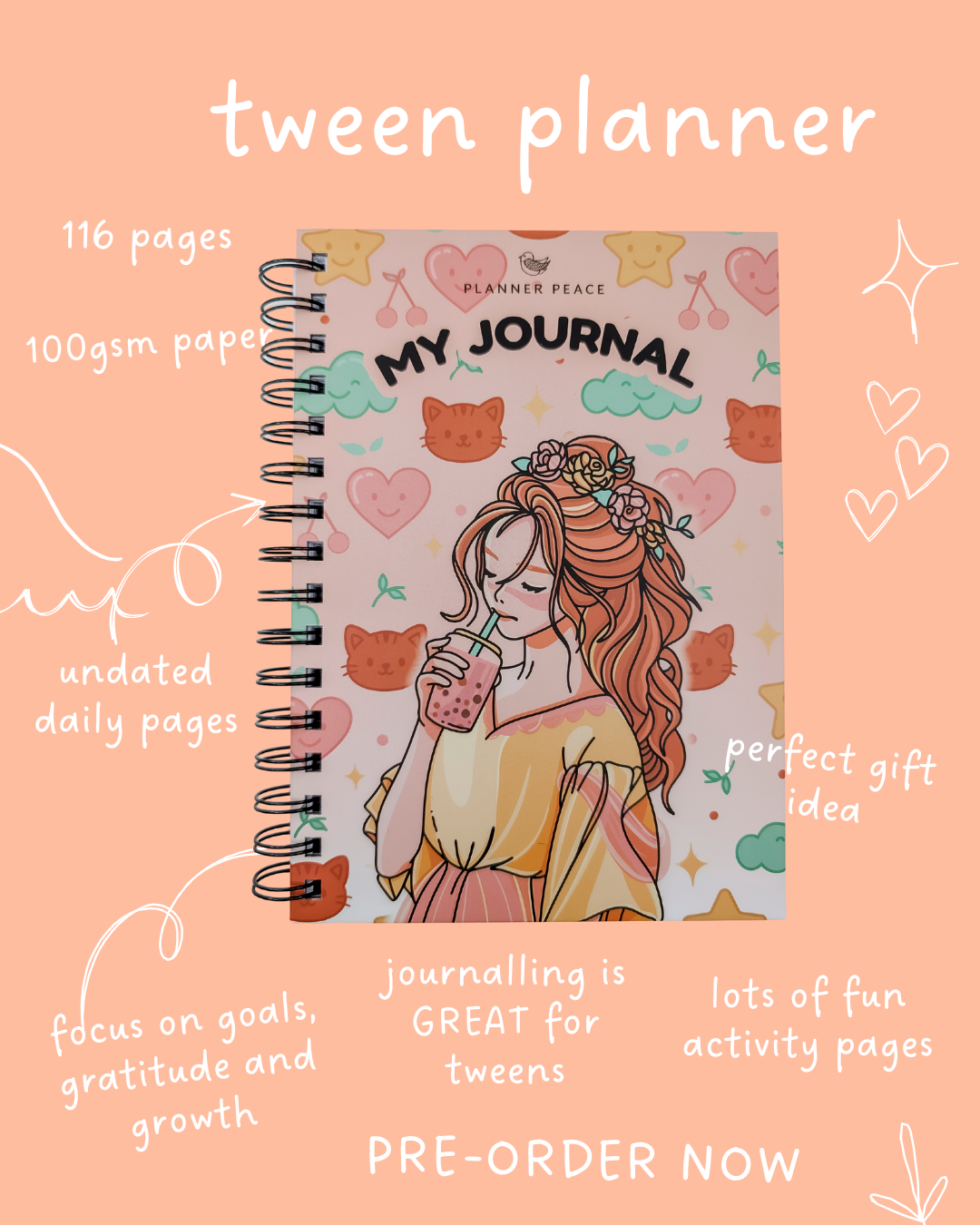 Tween Planner Journal