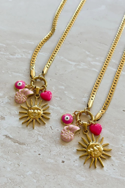 Mosk Melbourne Pink Paradise Necklace