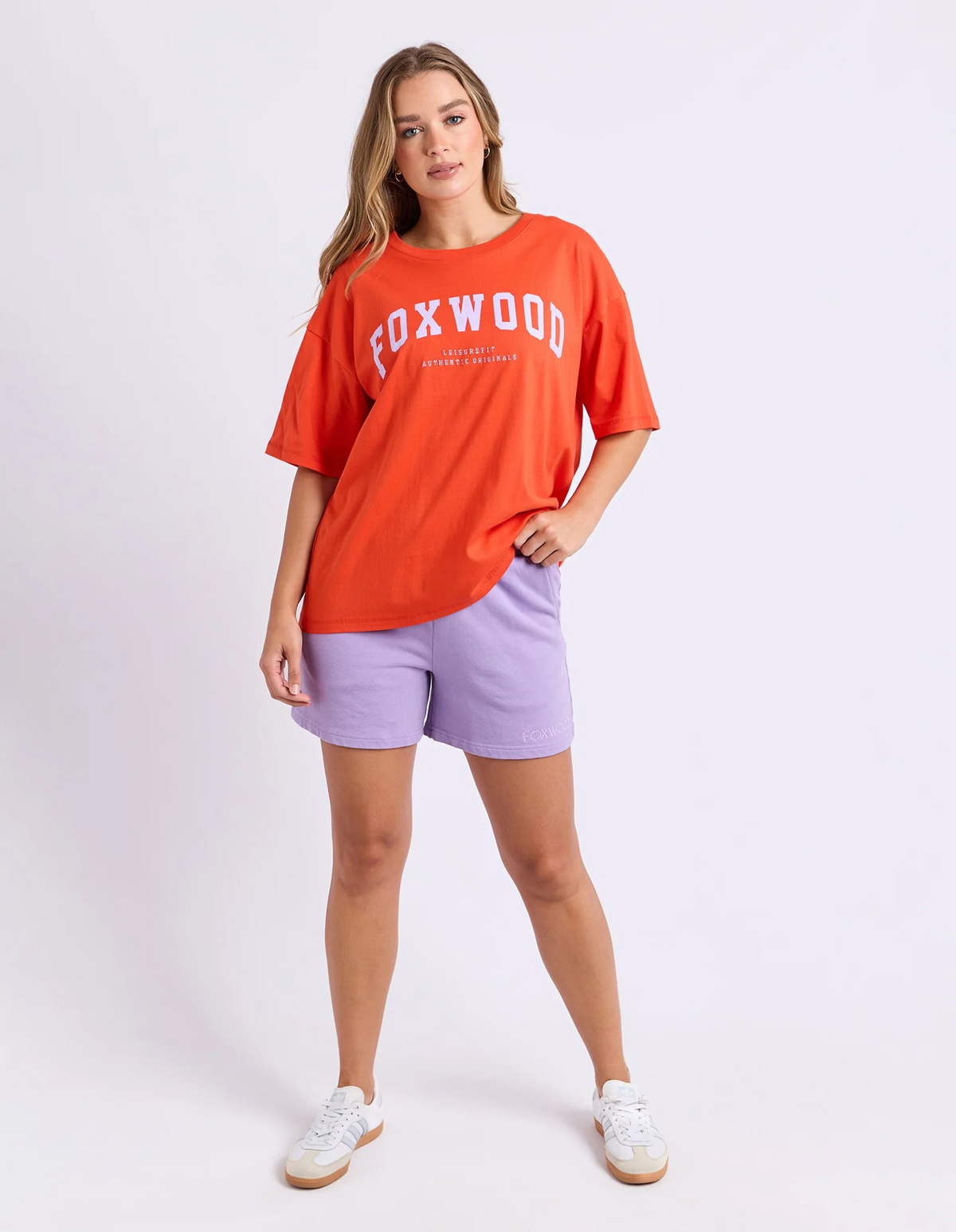Foxwood Interval Tee - Grenadine/Lilac