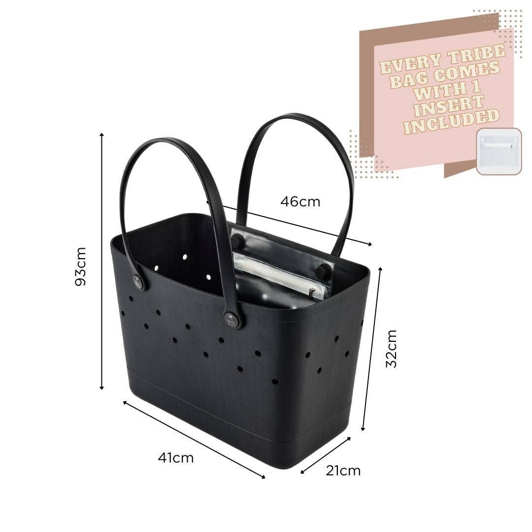 Tribe Bag in Black Coral