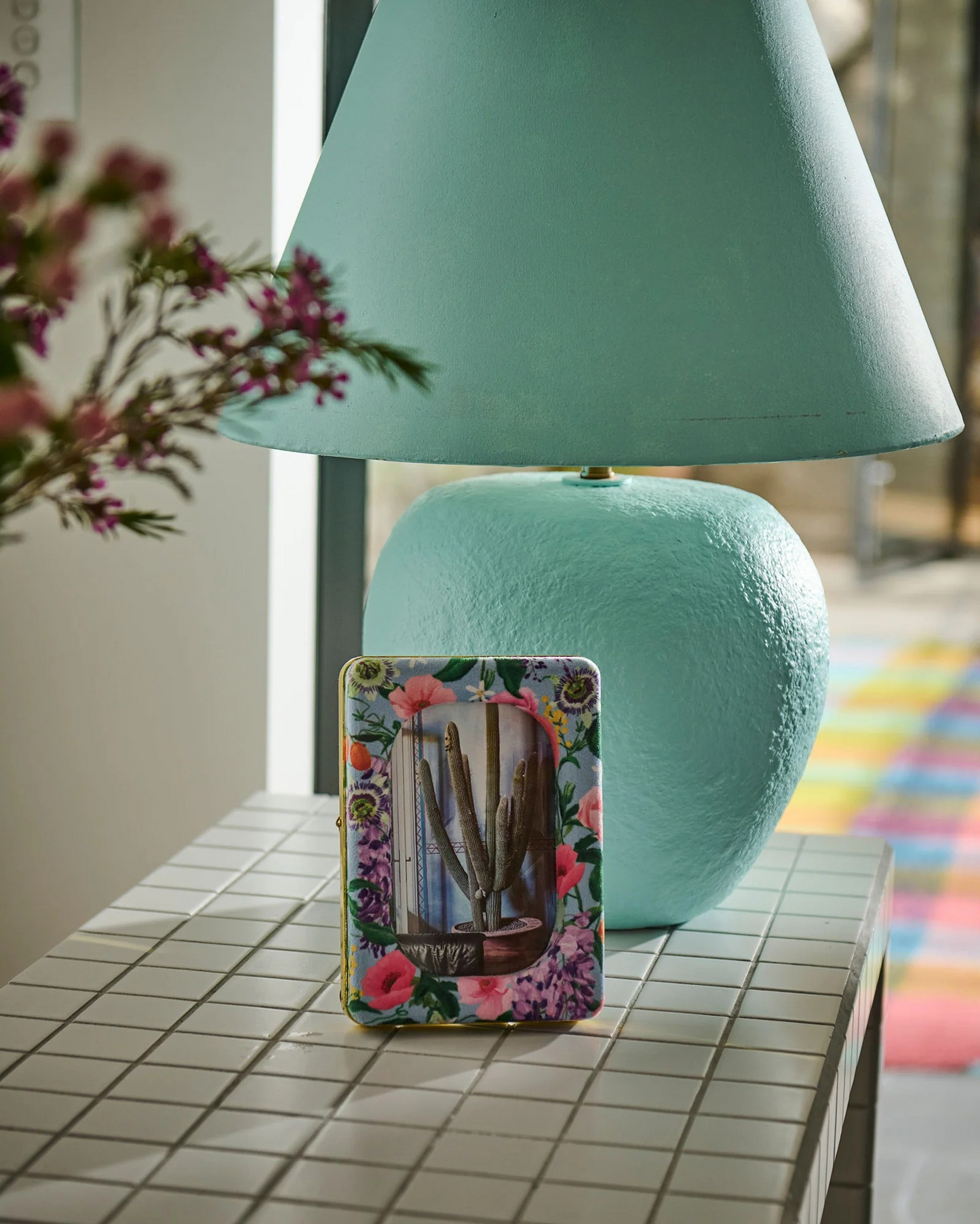 Kip and Co Spring In The Air Oval Velvet Photo Frame