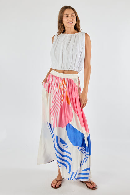 Itami Papillon Skirt White
