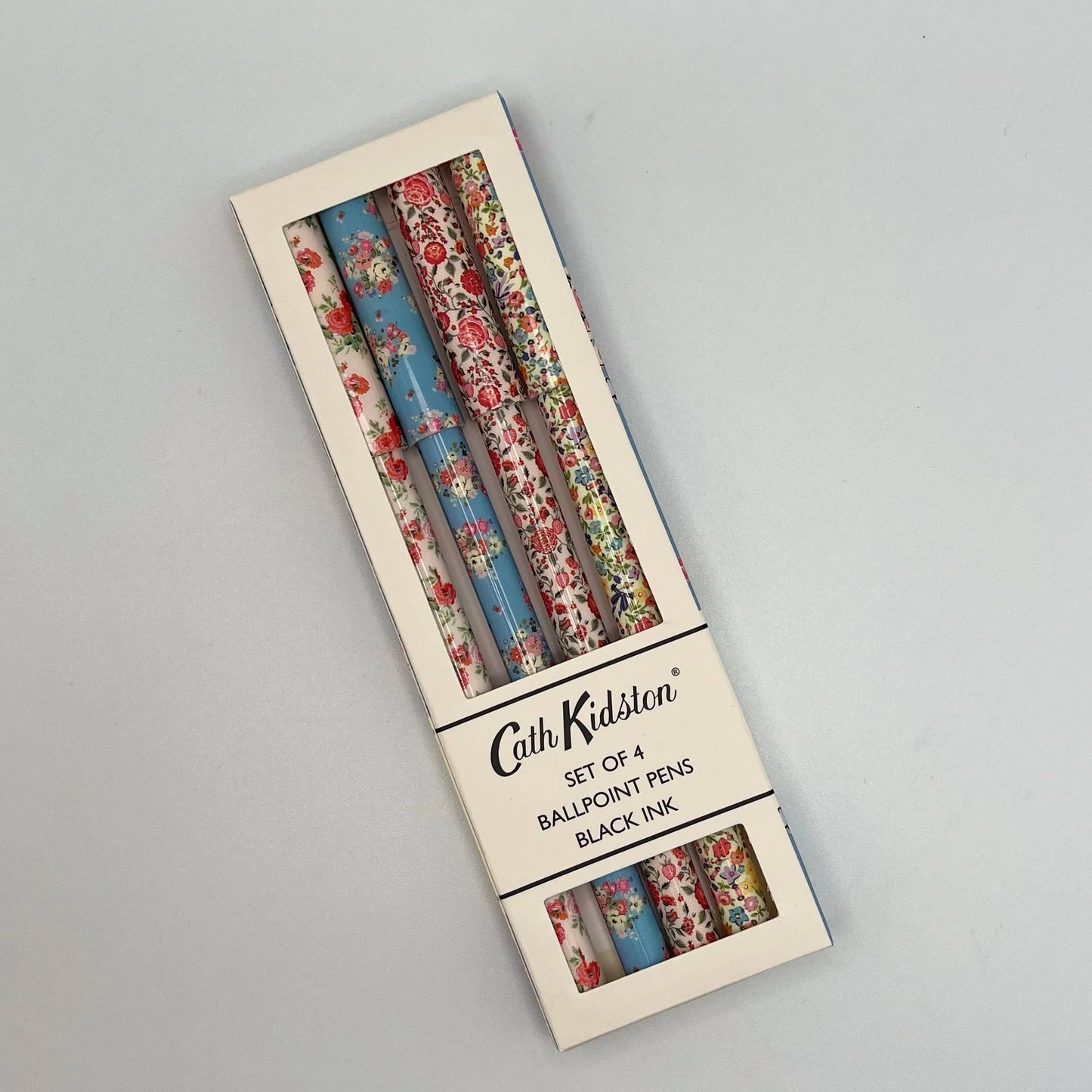 Cath Kidston Gift 4 Pens Stationery Flowers