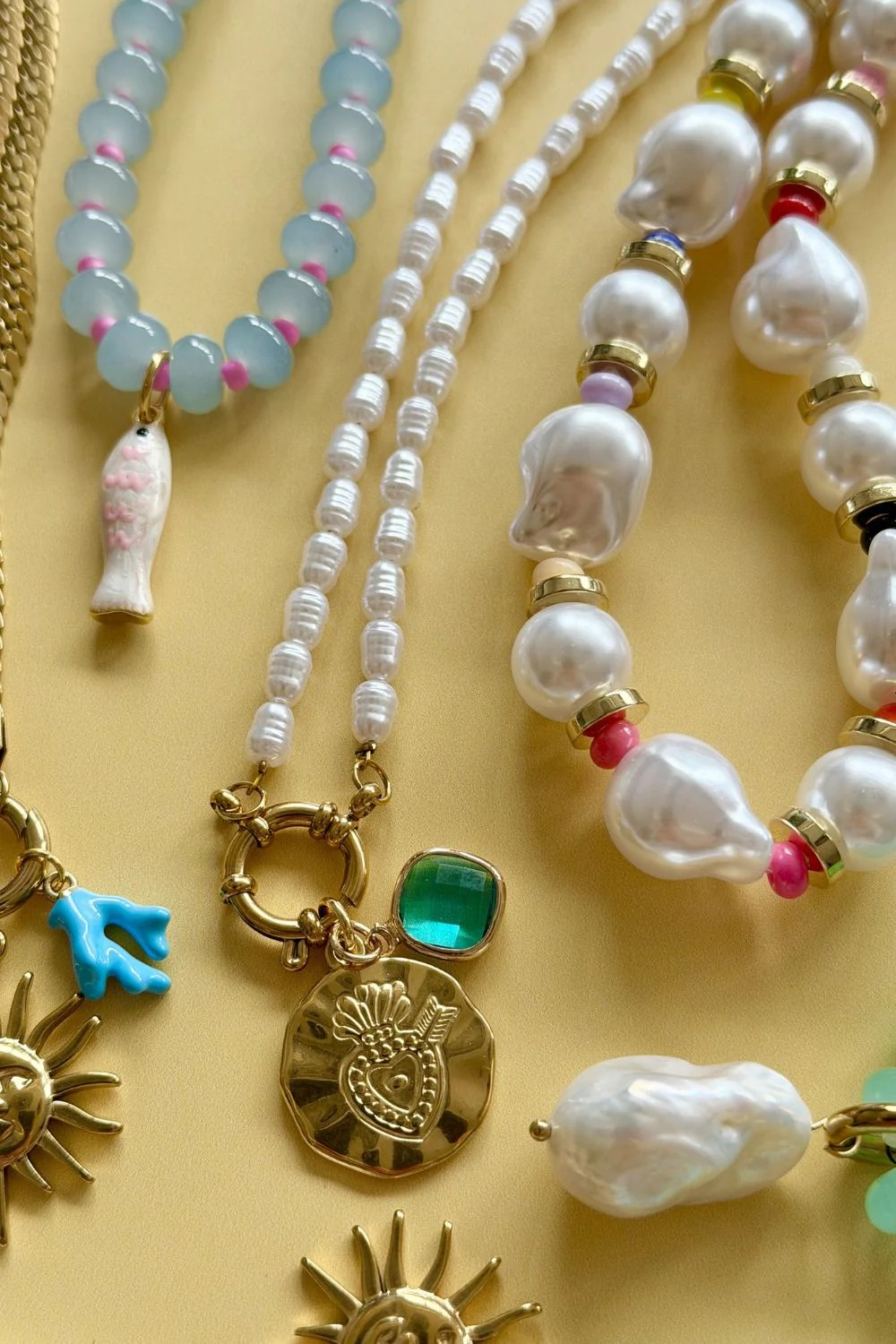Mosk Melbourne Heart of the Sea Necklace