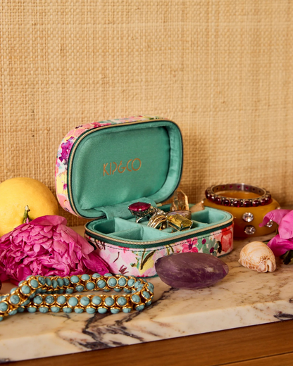 Kip and Co Alfresco Travel Velvet Jewellery Box