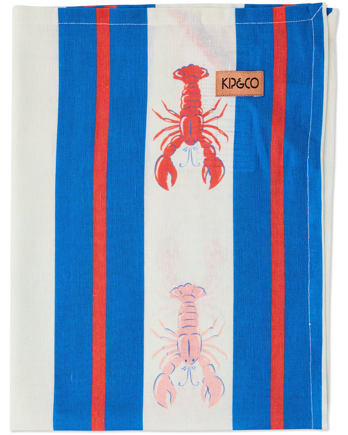 KIP AND CO Lobster Fan Club Tea Towel
