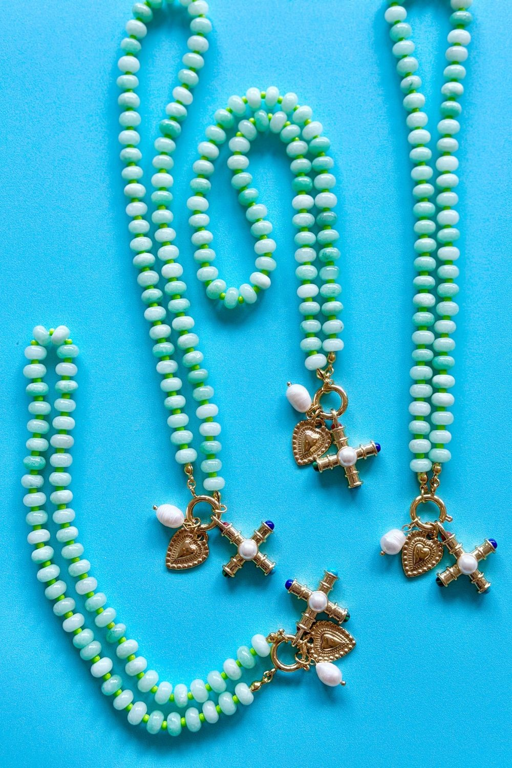 Mosk Melbourne Golden Saint Necklace