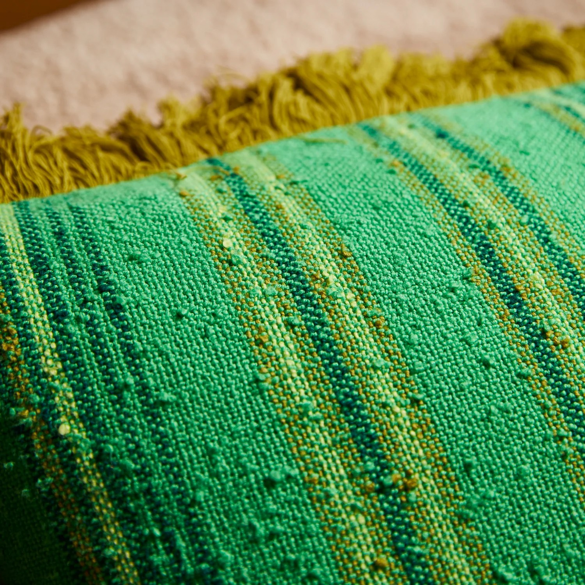 Sage & Clare Nicolette Woven Cushion - Spring Green