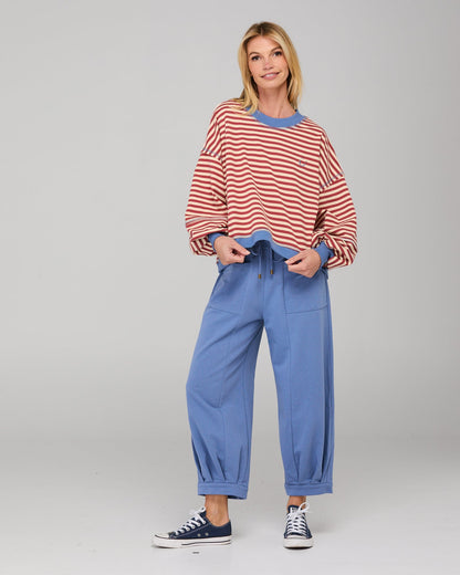 Boom Shankar Guru Track Pant - Blue