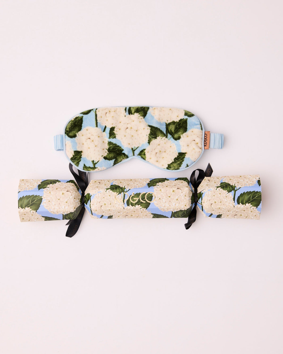 KIP AND CO Hydrangea Blue Velvet Eye Mask