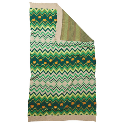 Sage & Clare Calina Cotton Knit Blanket - Verdant
