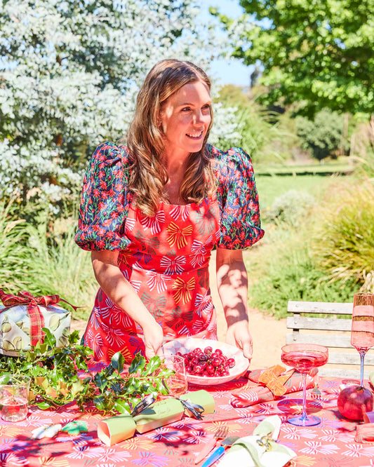 Kip and Co Bows of Joy 4P Napkin Holder Set