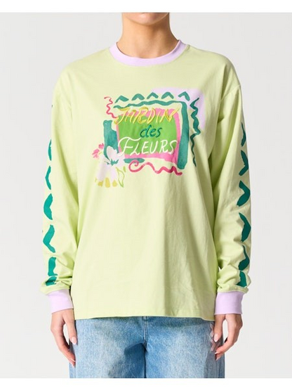 Walnut Melbourne Malibu Long Sleeve Tee - Jardin Des Fleurs